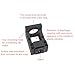 BE-TOOL Motor Mounting Bracket, BK12 Bearing End Support Block Compatible with NEMA 23 Stepper Motors/ Servomotors/ SFU1605/ 1610/ 1604/ 1616/ 1620 Mounts/Motor Brackets