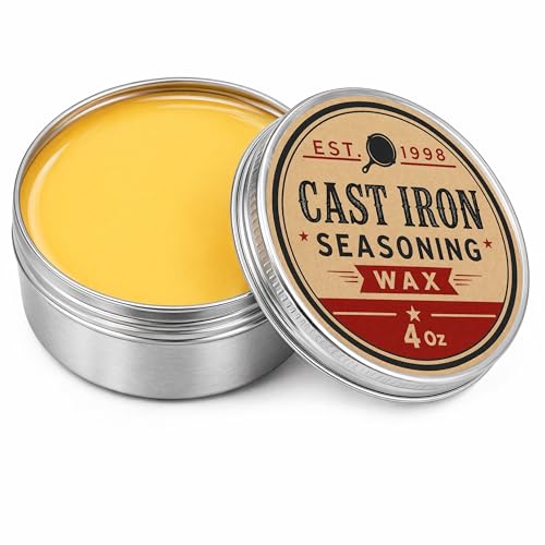 Cast Iron Seasoning Wax, 4 oz Carbon Steel Seasoning Wax
