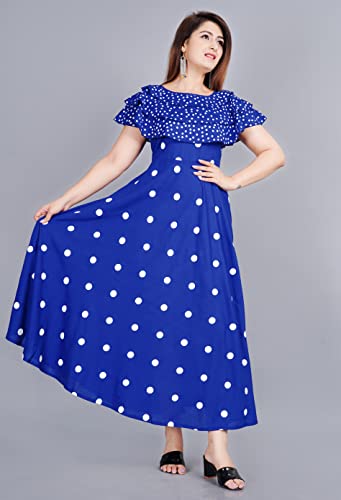 Image of Women's Polka Dot Fit and Flared Royon Dress