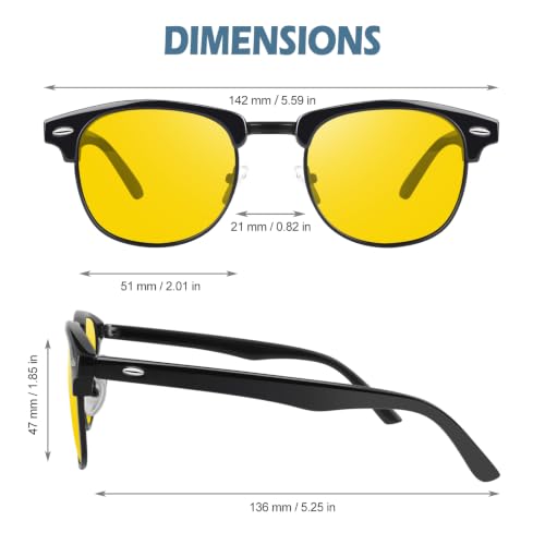 Image of CGID Retro Fake Non-Prescription Glasses Clear Lens UV400 Men Women CN56