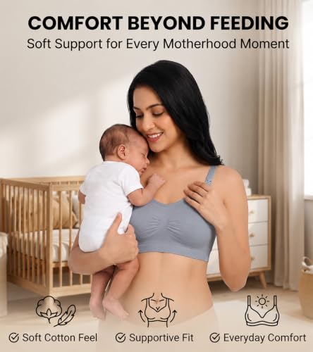 Image of DClub Comfort Revolution Seamless Bra -Easy lite Full-Coverage Wireless Everyday Bra with Soft Comfort with Removable Pad.