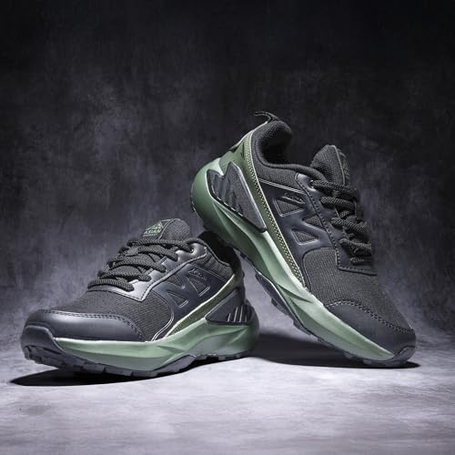 Image of ASIAN Everest-07 Men's Trekking & Hiking Shoes | Rugged All-Terrain Grip Sole, Strong Supportive Fit, Durable Outdoor Shoes, Anti-Slip Traction & Stability for Treks & Hiking