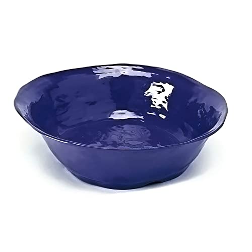 G.E.T. New Yorker ML-134-CB Round Bowl, 6.5 Quart, Cobalt Blue