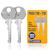 💡 Si vous avez perdu votre clé de boite aux lettres, la clé pass PTT T10 est probablement celle qu’il vous faut ! Elle ouvre la majorité des boites aux lettres individuelles. Vous n’aurez alors plus besoin de changer votre serrure ou barillet de boite aux lettres.