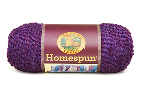 Image of Lion Brand Yarn 790-386 Homespun Yarn, Grape