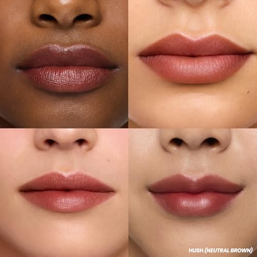 Image of Wonderskin Wonder Blading All Day Lip Stain Peel Off and Reveal Kit - Long Lasting, Waterproof Brown Lip Tint, Transfer Proof Natural Makeup Stain Kit (Hush)