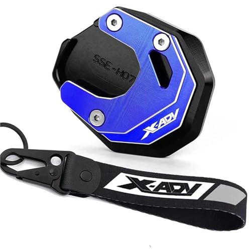Moto béquille latérale Honda X-ADV 750 support en aluminium CNC bleu 2021-2026