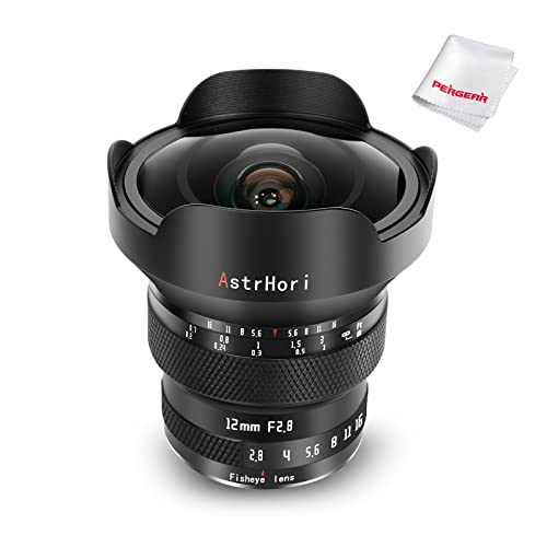 AstrHori 12mm F2.8 フィッシュアイレンズ AstrHori 12mm F2.8 フルフレーム超広角 魚眼レンズ 多層