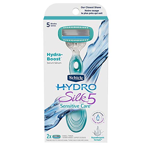 Schick Hydro Silk Sensitive Women's Razor | 5-Blade Razors for