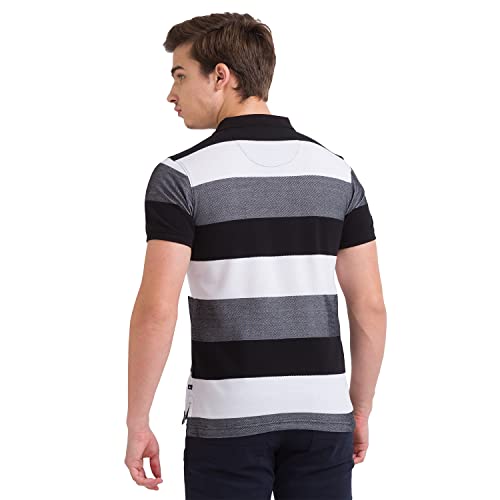 Image of Parx Cotton Black T-Shirt for Men
