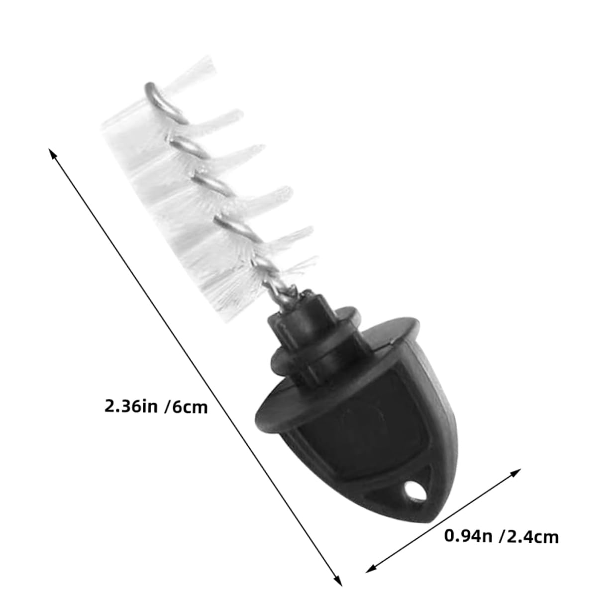 OFFSCH 6pc Beer Tap Brush Set Beer Faucet Cleaning Plugs Resilient Nylon Bristles Comfort Grip Handle Versatile for Home Brewing