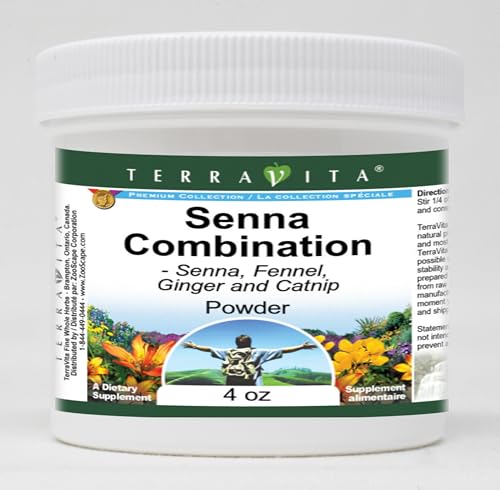 Senna Combination Powder - Senna, Fennel, Ginger and Catnip (4 oz, ZIN: 512577) - 3 Pack