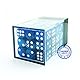 Bescon Würfel w6 12mm 36er Brick Box, 12mm Six Sided Die (36) Block of Dice, Marmor Pearl Blue