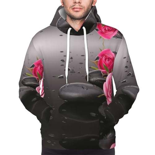 Sweat à capuche polaire homme pull chaud cordon serrage - 5