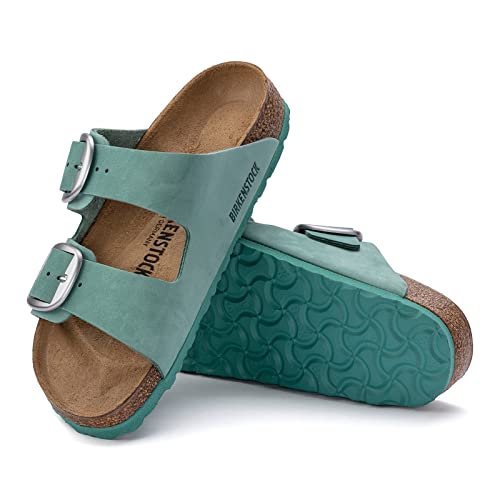 Sandale Arizona Birkenstock à boucle oversize design double bride marron - 2