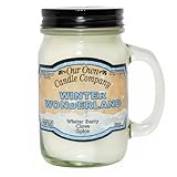 Our Own Candle Company Winter Wonderland Scented 13 Ounce Mason Jar Candle