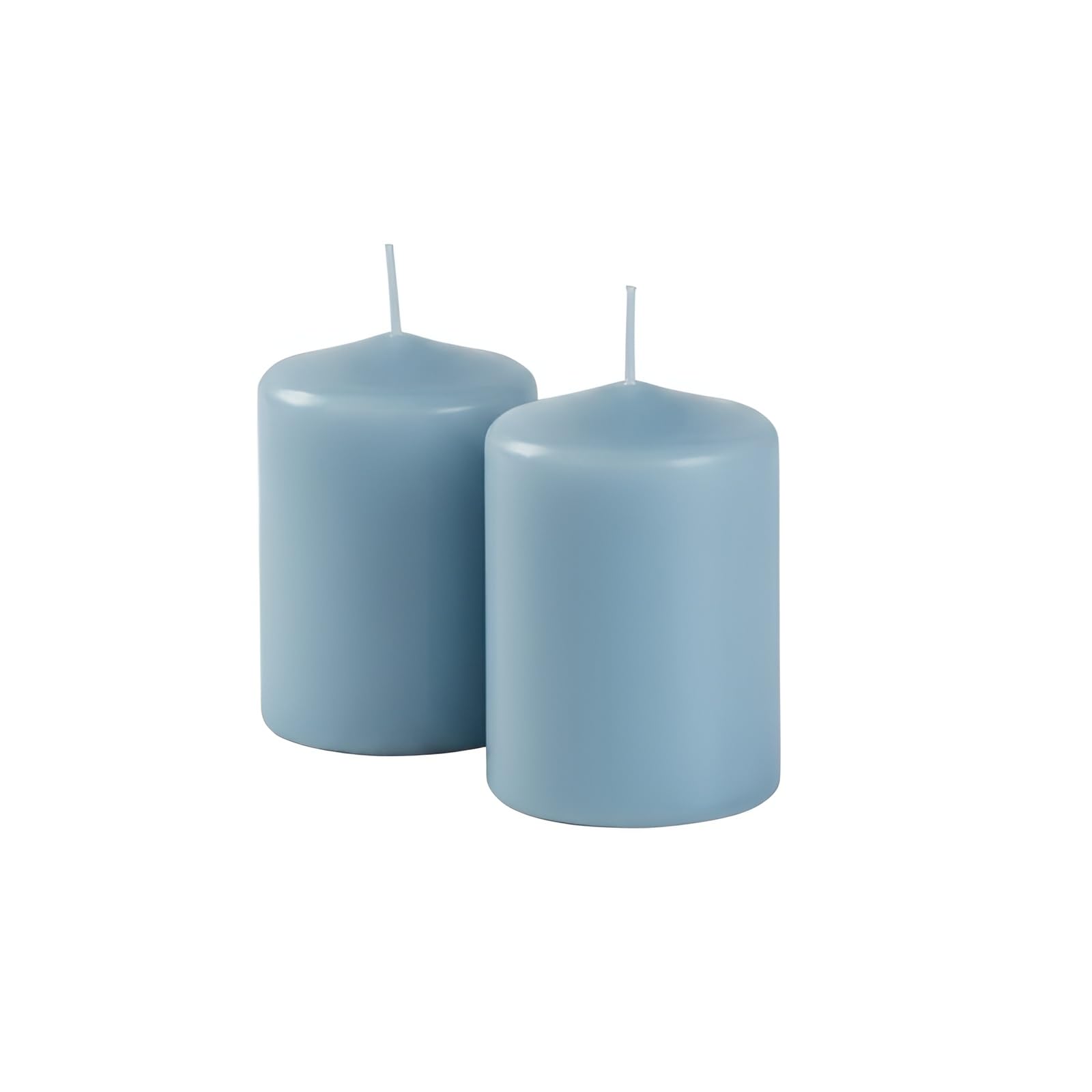 Risthò Cero Candles, Dusty Blue, Diameter 7 cm, Height 10 cm, Pack of 4