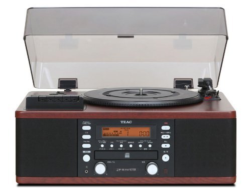 ティアック(TEAC) ターンテーブル/カセットプレーヤー付CDレコーダー/レコードプレーヤー (ピアノブラック) LP-R550USB-P/PB w17b8b5 LP-R550USB ブラック | ターンテーブル/カセットプレーヤー付CD