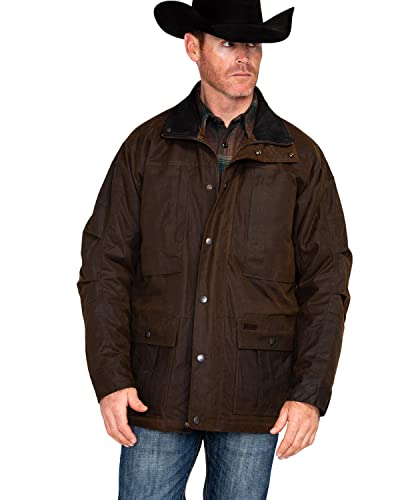 Outback Trading Company mens 2180 Deer Hunter Waterproof Breathable Cotton Oilskin Outdoor Jacket
