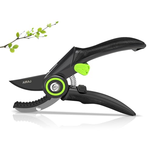 【2025園芸師厳選】プロ仕様 剪定ばさみ SK5高炭素鋼 ドイツ技術採用 テフロンコーティング 長切れ性能 錆びにくい 刃保護溝付き小枝滑り防止設計 軽量化人間工学ハンドル 剪定鋏 果樹 庭木 盆栽 花切り 観葉植物対応 女性にも人気 プレゼント向け【日