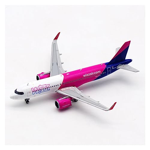 Modèle d'avion A320 Neo 1/400 Wizz Air, finition prestige en métal vintage