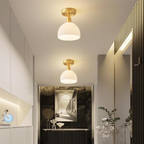 Plafonnier semi-encastré pour plafond bas avec éclairage doux - 3