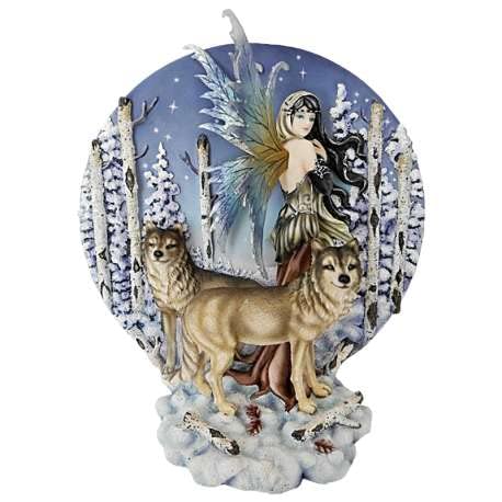 Scène féérique village de Noël haut de gamme hauteur 26cm
