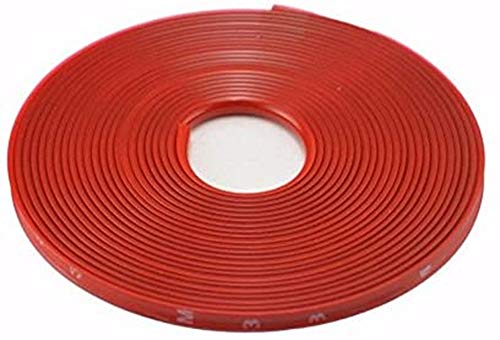 Anello Protettivo Pneumatici Auto 8m - TPE Rosso Per Cerchioni - Foto 9