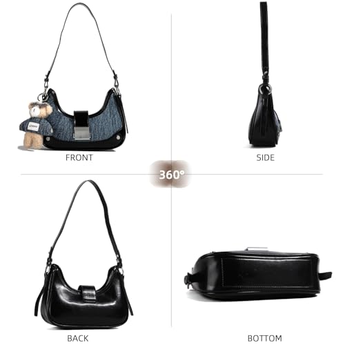 Bolso Tote Casual de Lona Vintage de Mujer miniatura 5