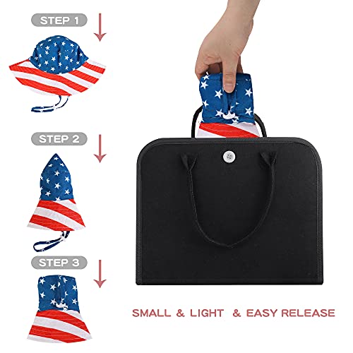 Fynnsure Baby Sun Hat Upf 50+ Toddler Sun Hat Infant Sun Protection Summer Hat Beach Bucket Hats For Baby Boys Girls A American Flag 12-24 Months #TOP3
