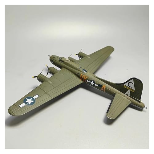 Avión de combate B17F miniatura de metal para decorar despachos y vitrinas 3