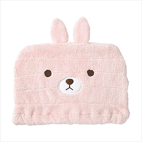 Bonnet absorbant lapin pour routine de bain et soin des cheveux
