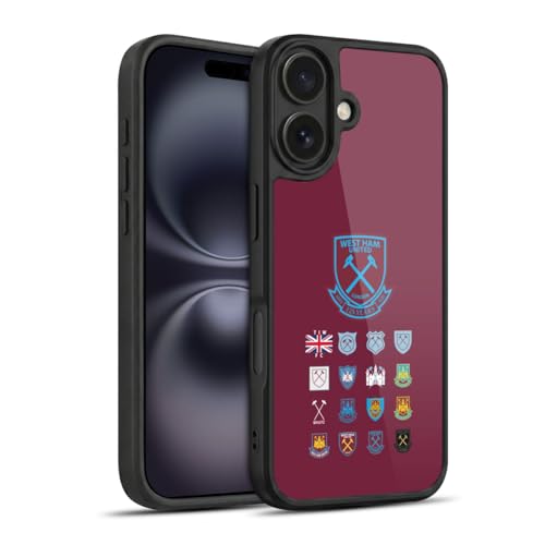 Coque West Ham United FC iPhone 16 pour supporter au stade et au quotidien