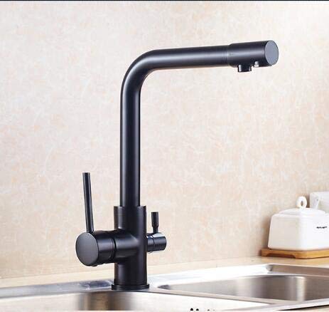 Kitchen Sink Faucet for Bar Farmhouse Commercial, Water Filter Tap, Kitchen Faucet, Brushed Gold Mixer Drinking Kitchen Purify Faucet, Kitchen Sink Tap, Water Tap Crane for Kitchen