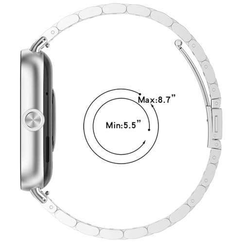 Correa de acero inoxidable para reloj Redmi Mi Band 8 Pro miniatura 5