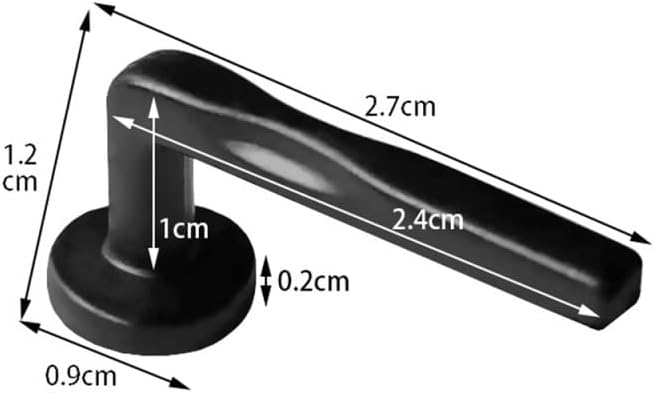 1PC VintaMetal Pull Handle Dollhouse Room Door Knob Miniature Model Accessories Supplies - (Color: 2)