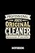 Produktbild Professional Original Cleaner Notebook of Passion and Vocation: 6x9 inches - 110 lined pages  Perfect Office Job Utility  Gift, Present Idea