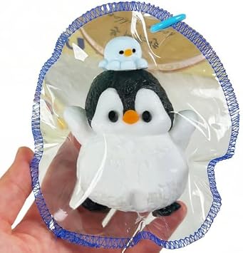 Squishy Animal Watery Squishy Slow Rising Soft Toy Stress Relief Healing Adult and Child Use Gift Penguin Parallel Import