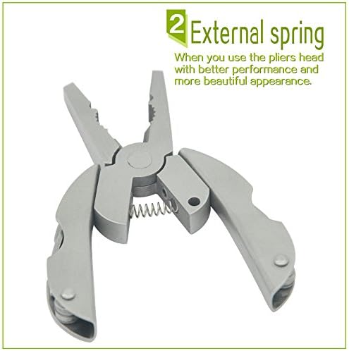 Portable Multitool Pliers Stainless Steel Mini Multifunction Plier for Business Gift/Outdoor