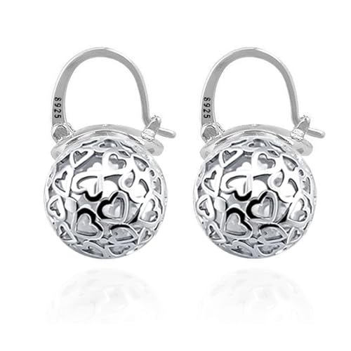 OwMell Elegant 925 Sterling Silver Pearl Drop Dang...