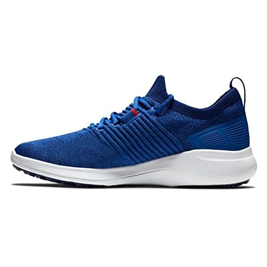 FootJoy Boy's Fj Flex Xp Junior Previous Season Style Golf Shoe, Blue, 6 Big Kid