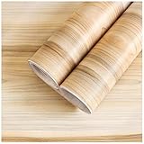 Wood Grain Wallpaper Peel and Stick Wallpaper Contact Paper 17.71”x118” Self Adhesive Removable...