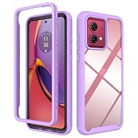 SEAHAI Transparent Cover for Motorola Moto E32 / Moto E32S, Rugged Full
