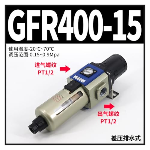 Processeur de source d'air GFC200-08 et vanne de pression pour compresseur