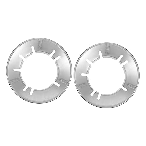 MAGICLULU 2pièces Support Wok Gaz Fonte Ouvertures Antidérapant Pour Gazinière Stabilisateur De Flamme Fonte Robuste Anneau Wok Pour Cuisinière à Gaz Accessoire De Table Cuisson Incontournab