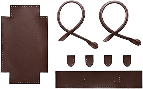 bergère de france 54260 Cabas en Simili Cuir (9 Formes), PVC, Marron, 45 x 11 x 0,02 cm Cover
