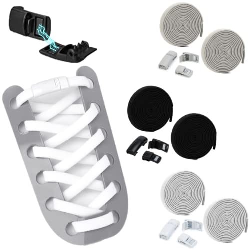 DALLAR Cordones Elasticos con Cierre Magnetico - Cordones Zapatillas Deporte - Cordones Elasticos Niños - Imanes para Cordones de Zapatillas (Pack 3 mix) Cover