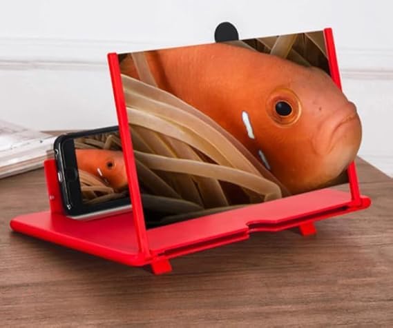14 Inch Mobile Phone Screen Magnifier Folding Stand Holder, Portable Anti-Radiation Video & Movie Enlarger, 3D Phone Magnifier for All Smartphones-image-25