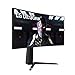LG UltraGear QHD 34-Inch Curved Gaming Monitor 34GP83A-B, Nano IPS 1ms (GtG) with VESA DisplayHDR 400, NVIDIA G-SYNC, and AMD FreeSync Premium, 144Hz, Black