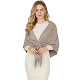 cnomg Winter Shawl Wraps Women Knitted Shawls and Wraps Pashmina Shawl Wrap for Women Cardigan Cape Solid Color Scarf